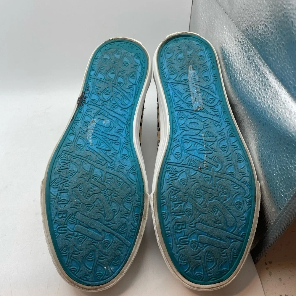 Blowfish Malibu womens animal print slip on sneakers size 7